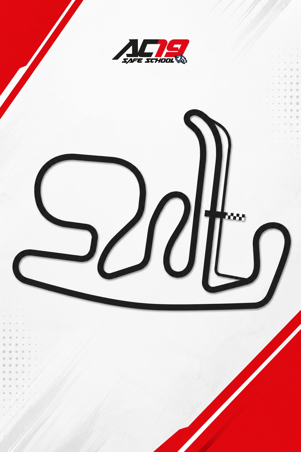 Layout del tracciato Castelletto Circuit